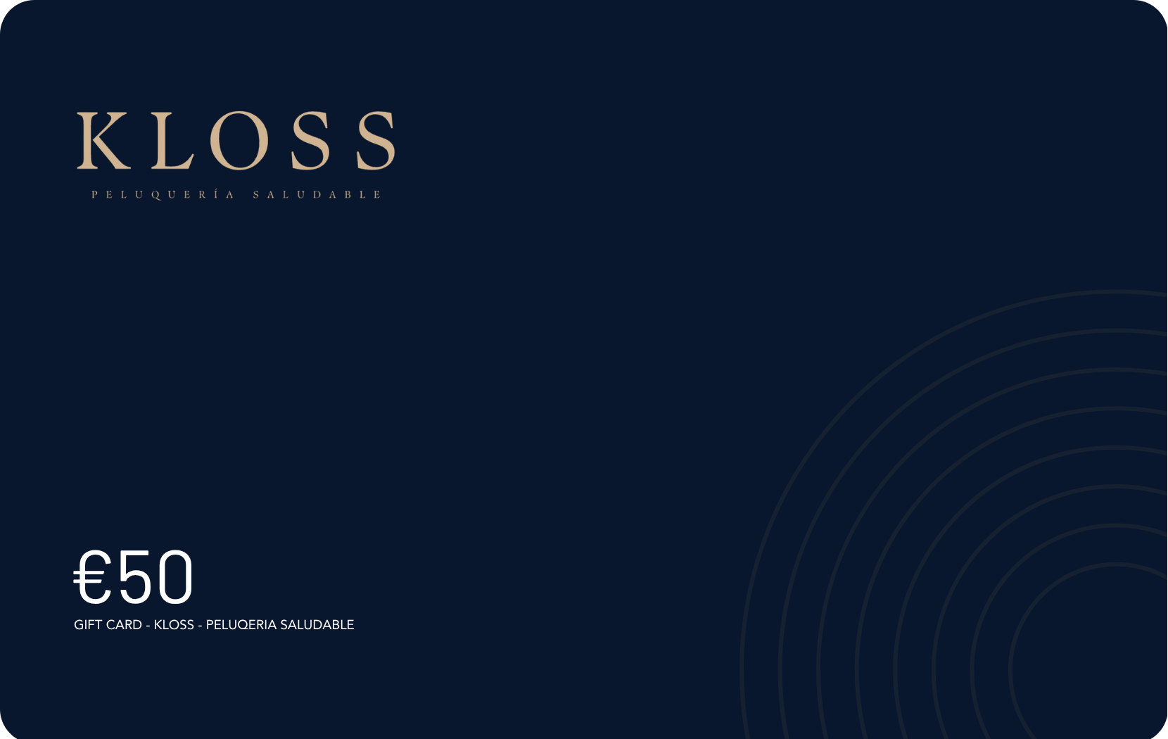 Tarjeta de Regalo Kloss